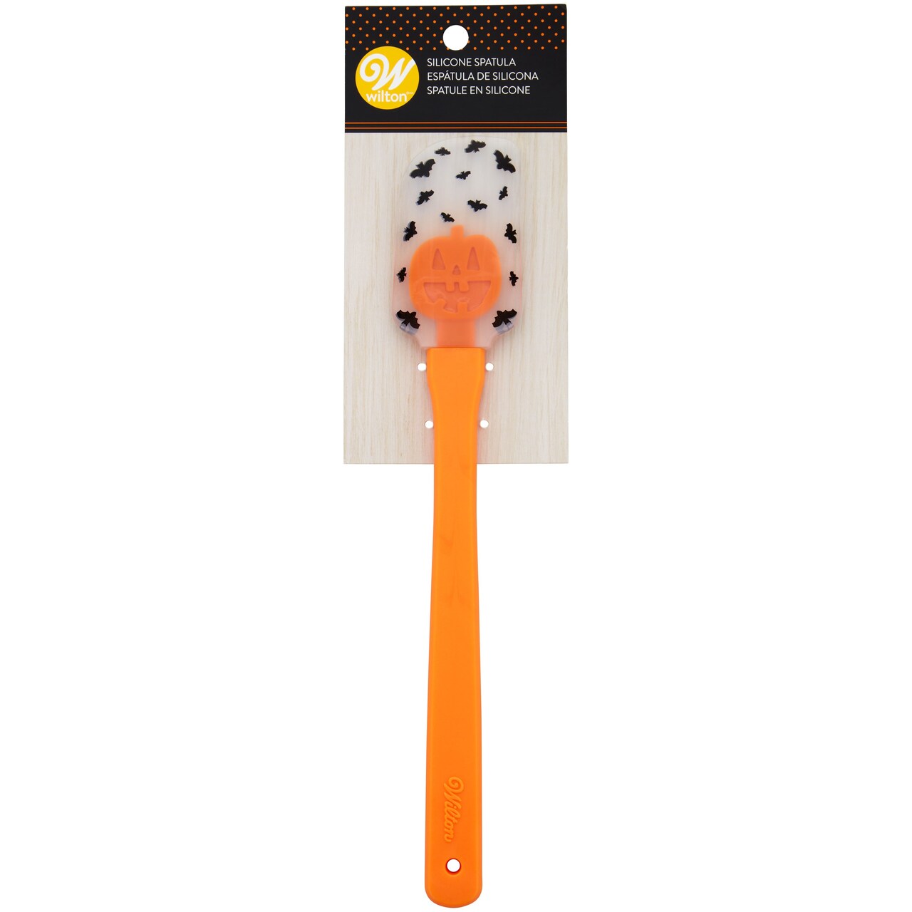 Wilton Silicone Spatula Clear W Pumpkin Michaels